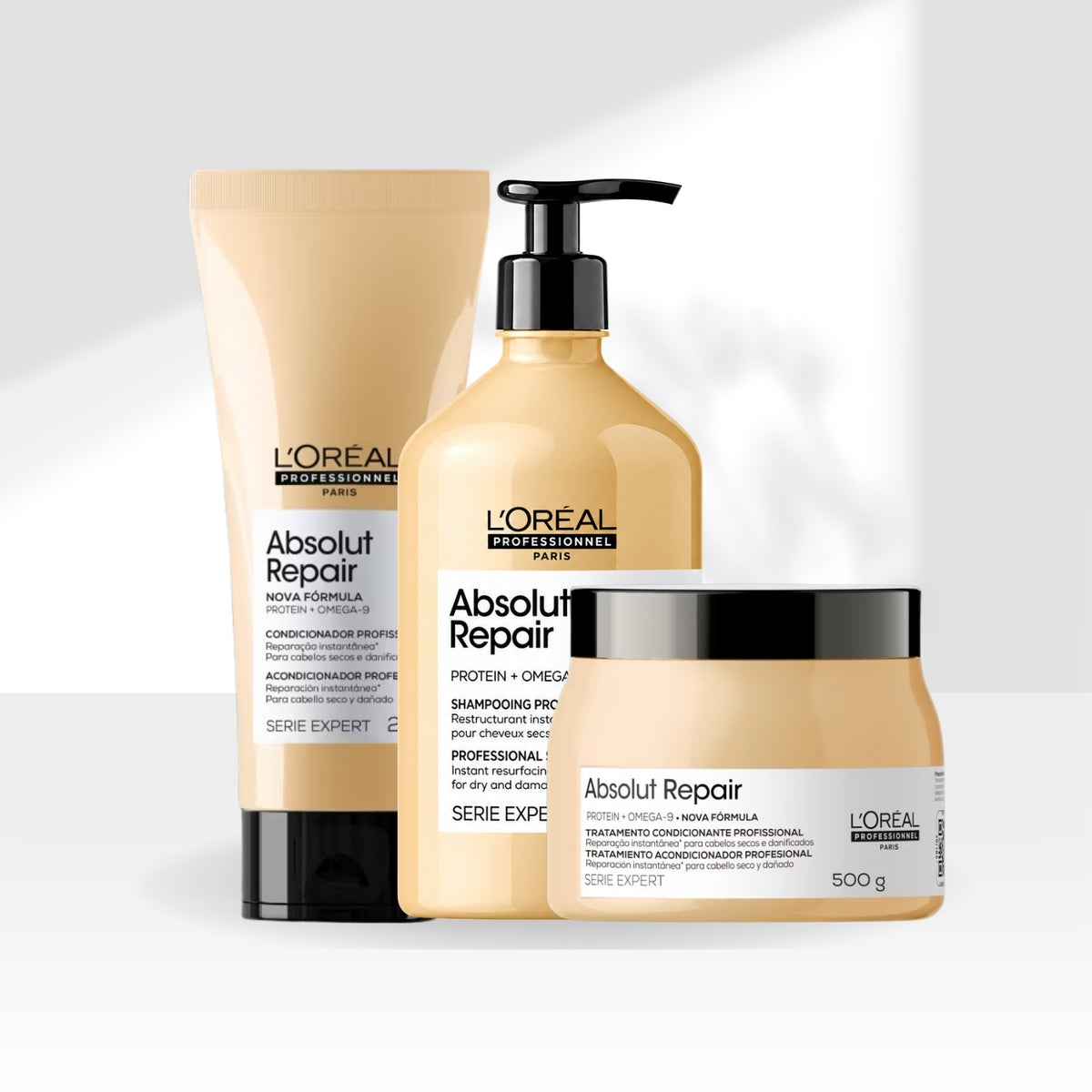 Kit Loreal Absolut Repair Gold Quinoa Médio