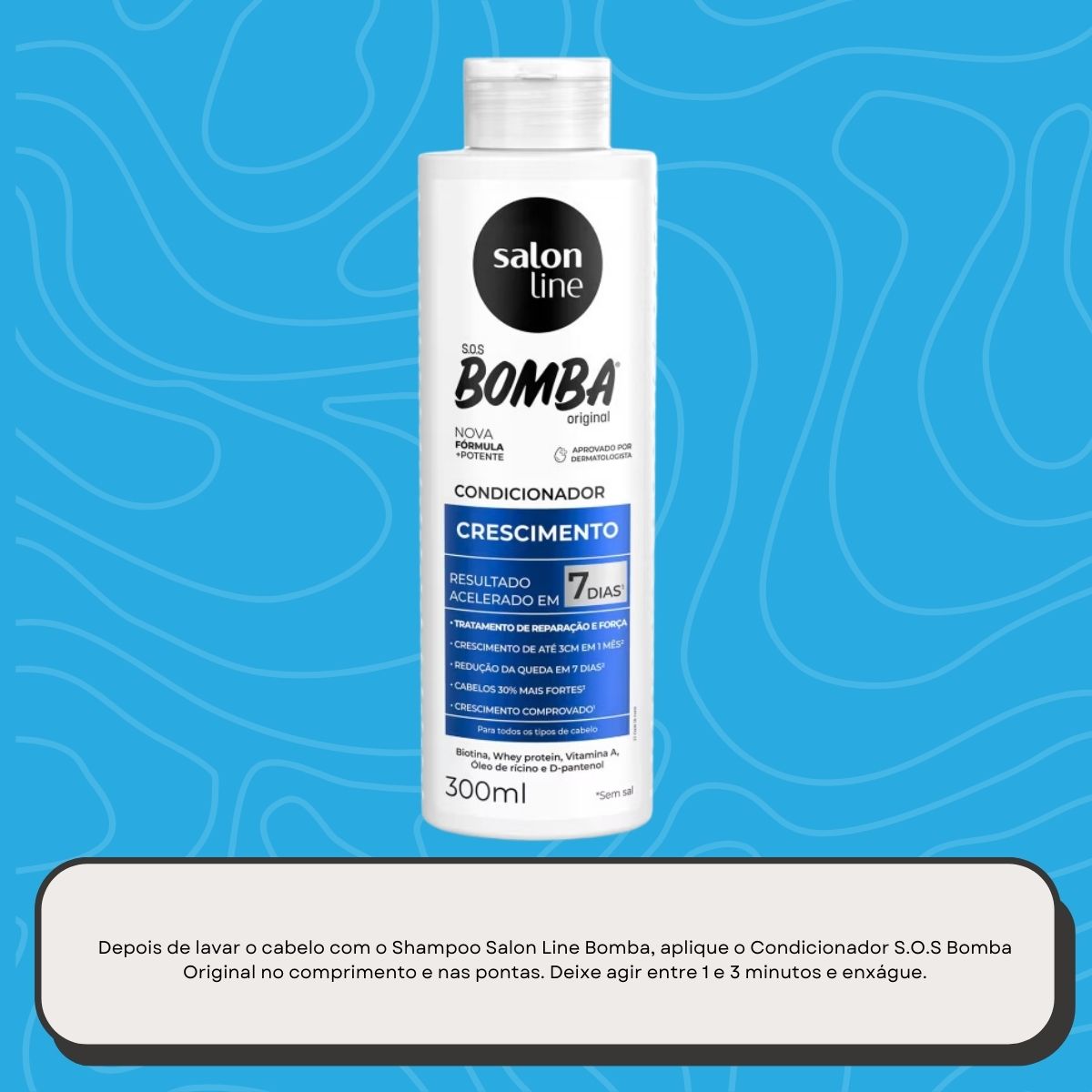 Condicionador Salon Line SOS Bomba Original 300 ml