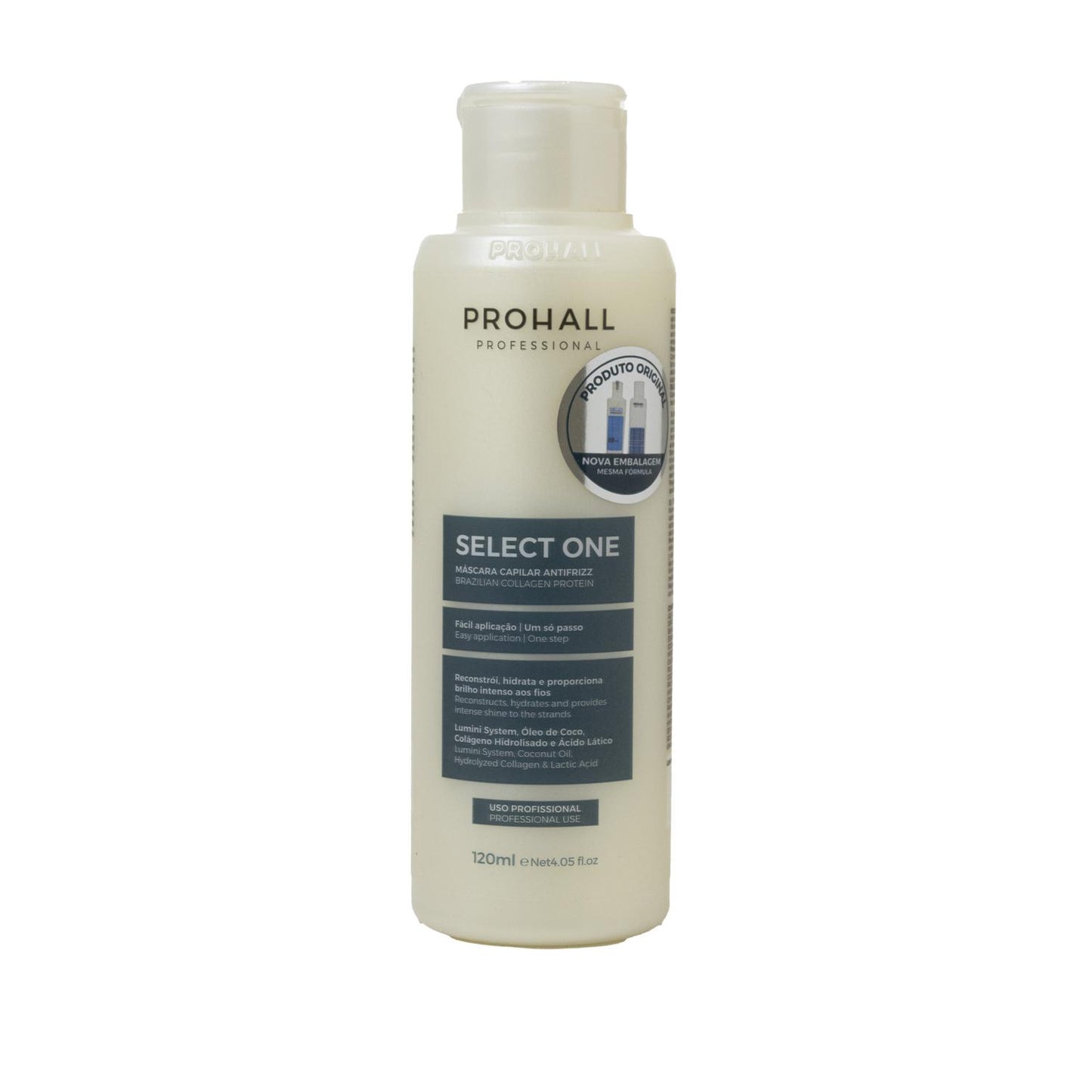 Progressiva Prohall Select One Realinhamento Térmico Máscara 120 ml