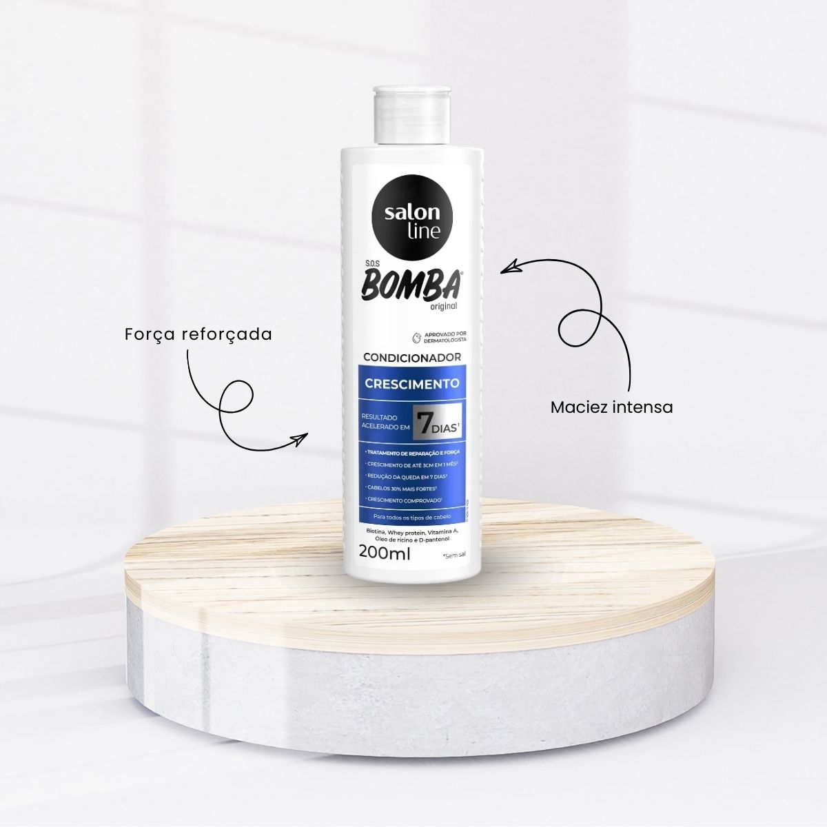 Kit Salon Line SOS Bomba Original Shampoo 200 ml e Condicionador 200 ml
