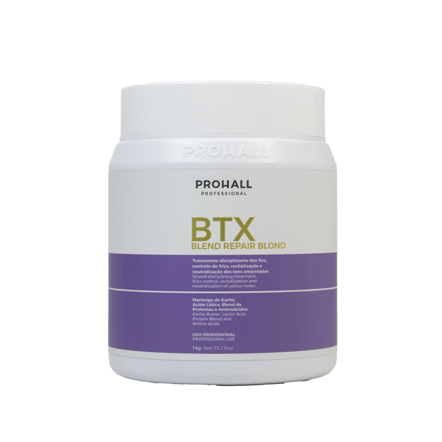 Botox Capilar Capilar Prohall Tratamento Btx Blend Repair Blond 1 Kg