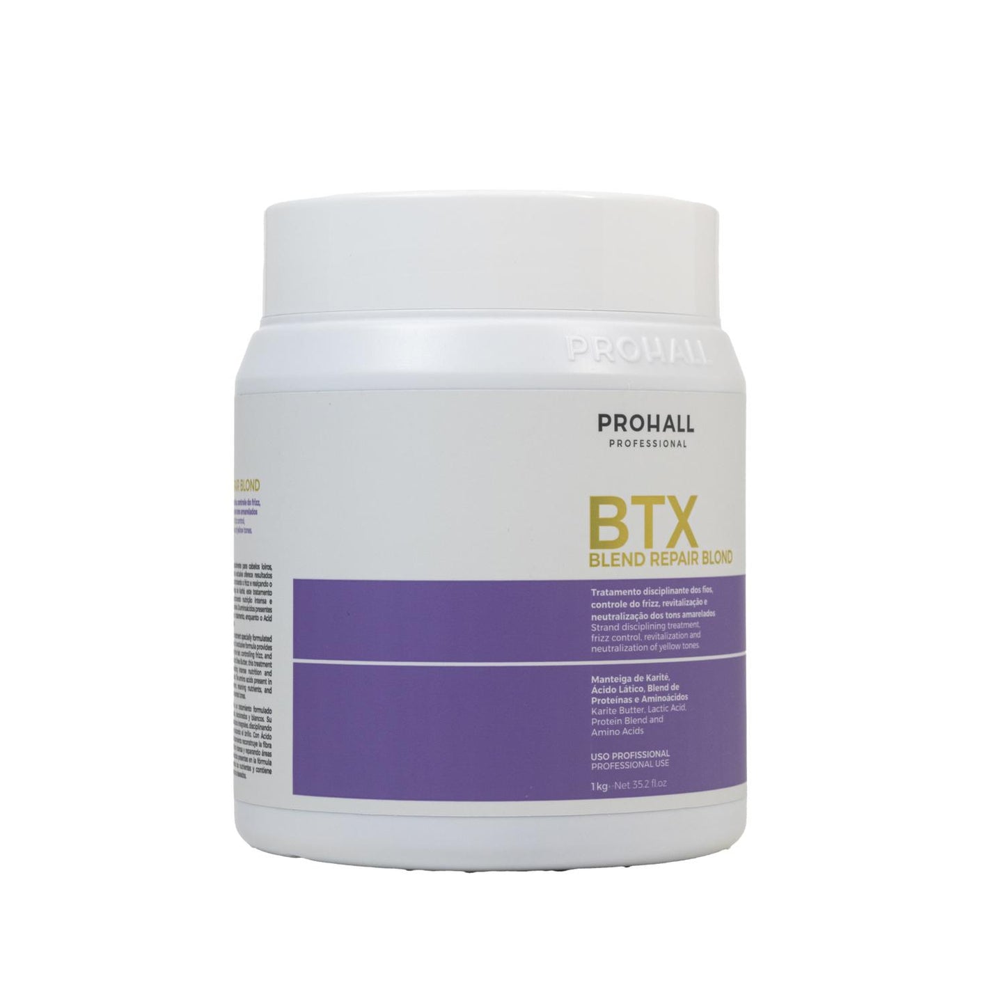 Botox Capilar Capilar Prohall Tratamento Btx Blend Repair Blond 1 Kg