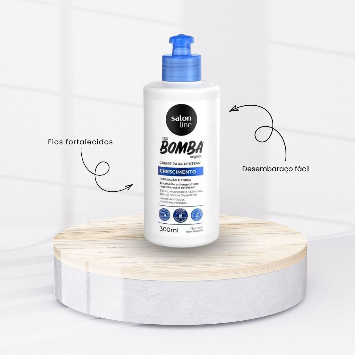 Creme de Pentear Salon Line SOS Bomba Original 300 ml