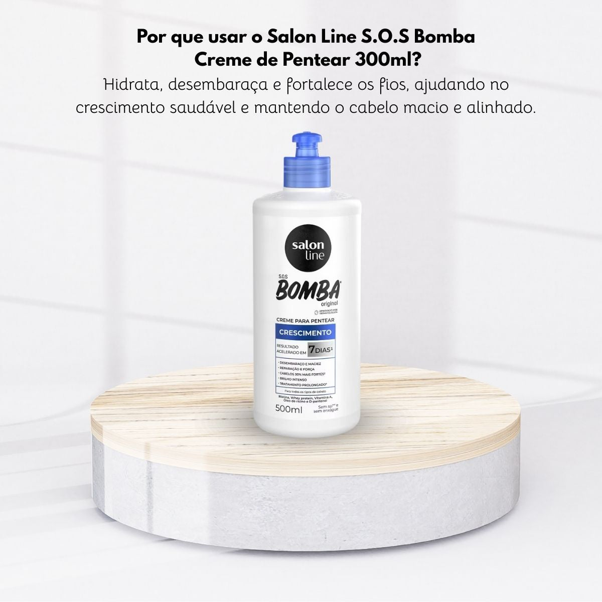 Creme de Pentear Salon Line SOS Bomba Original 500 ml
