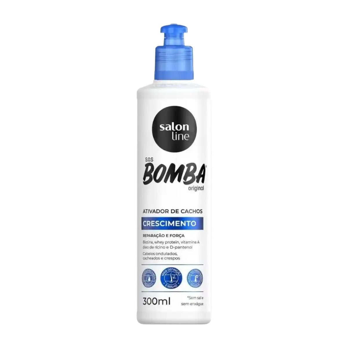 Ativador de Cachos Salon Line SOS Bomba Original para Cabelo Cacheado 300 ml