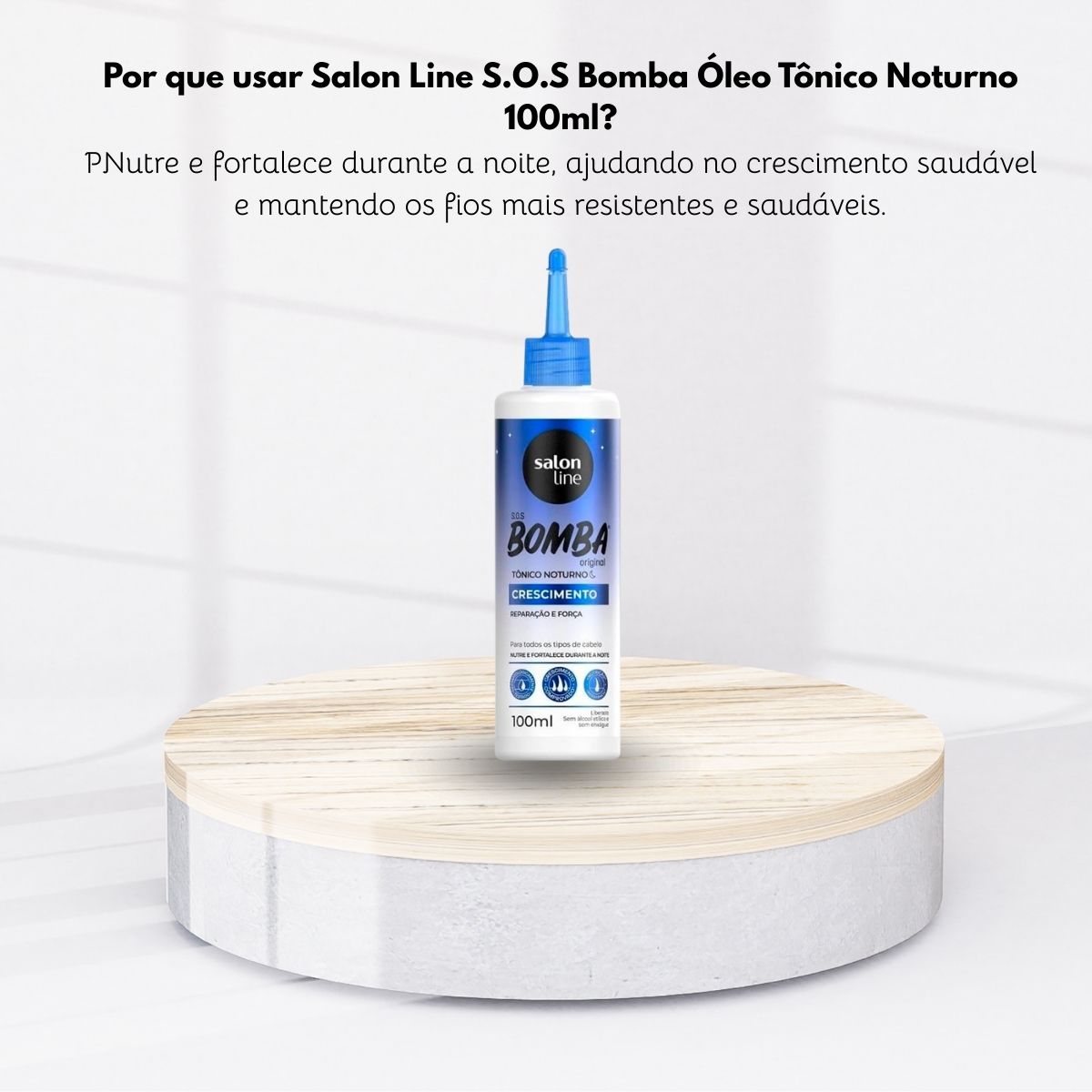 Salon Line SOS Bomba Original Tônico Noturno 100 ml