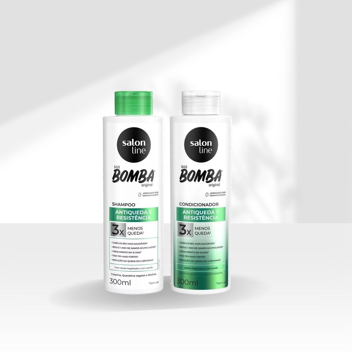 Kit Salon Line SOS Bomba Antiqueda Shampoo 200 ml e Condicionador 200 ml