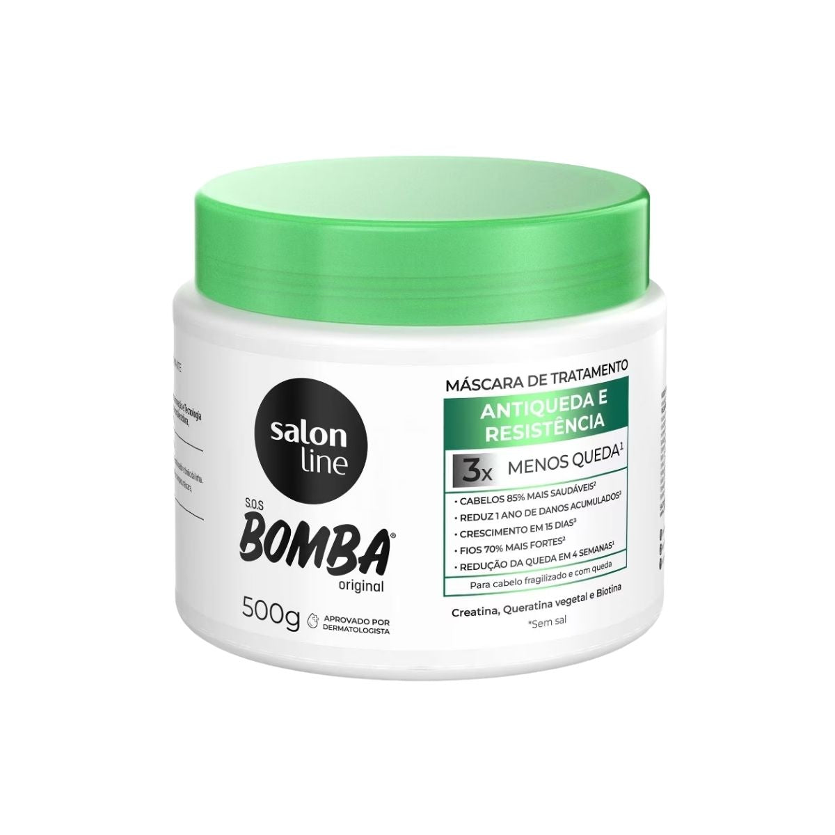 Máscara Salon Line SOS Bomba Antiqueda 500 g