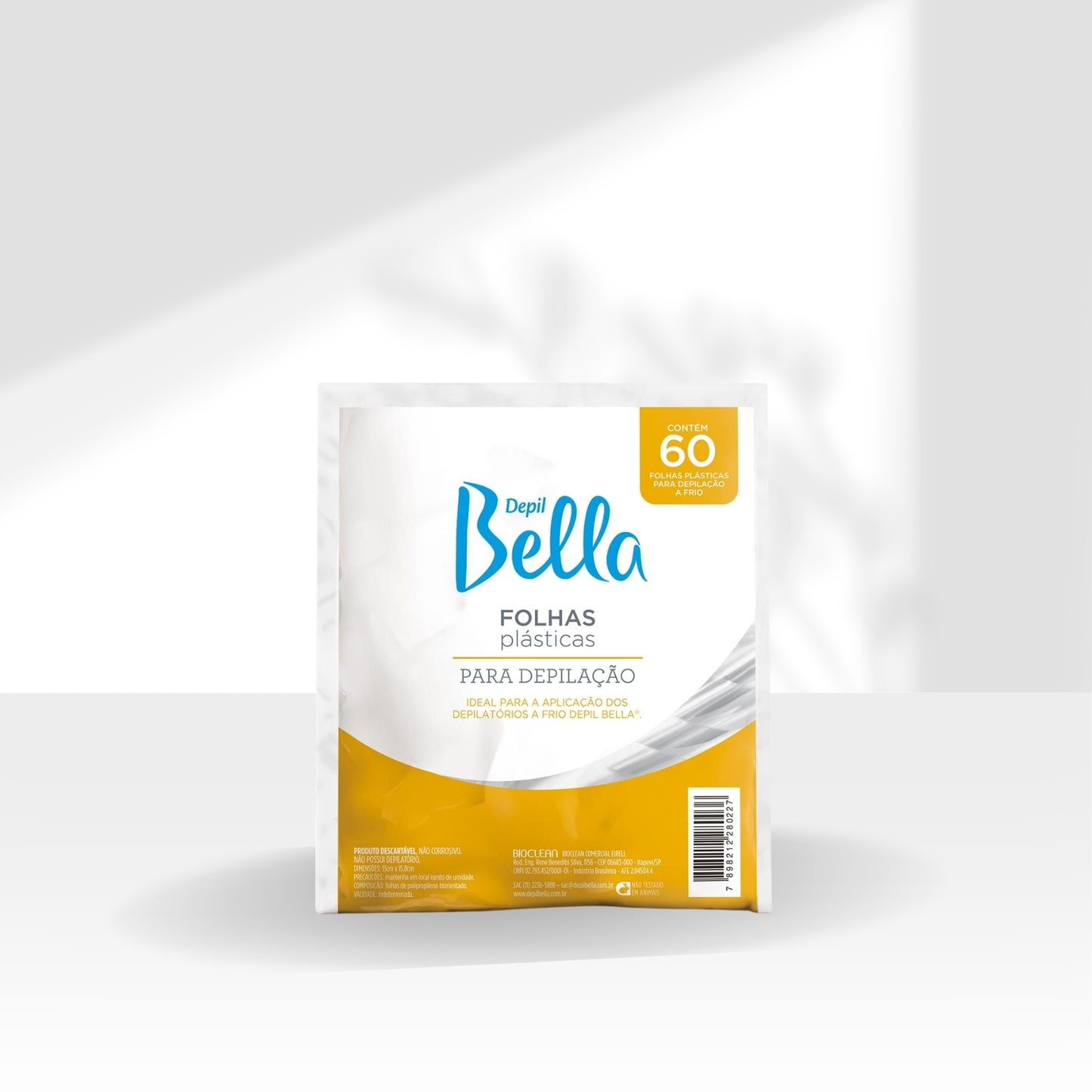 Depil Bella Folhas Plásticas Para Depilação 60un