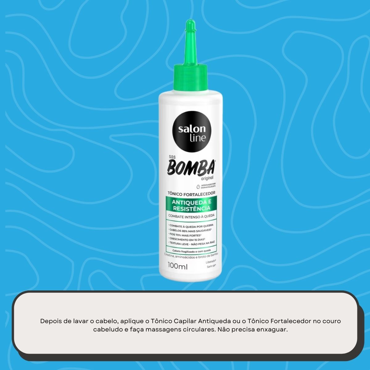 Salon Line SOS Bomba Antiqueda Tônico Fortalecedor 100 ml