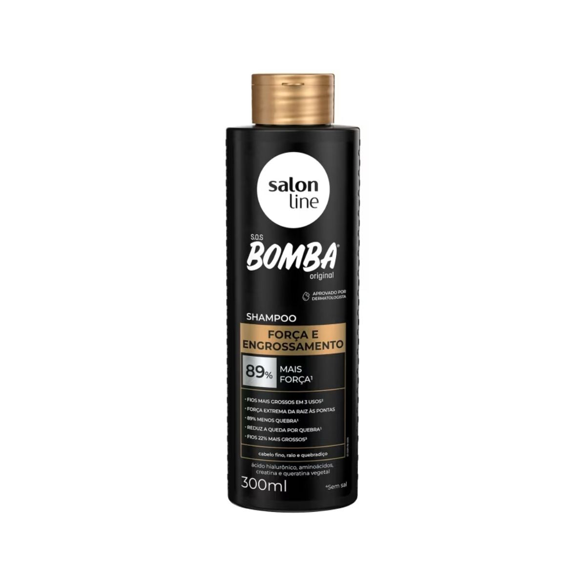 Shampoo Salon Line SOS Bomba Força e Engrossamento 300 ml