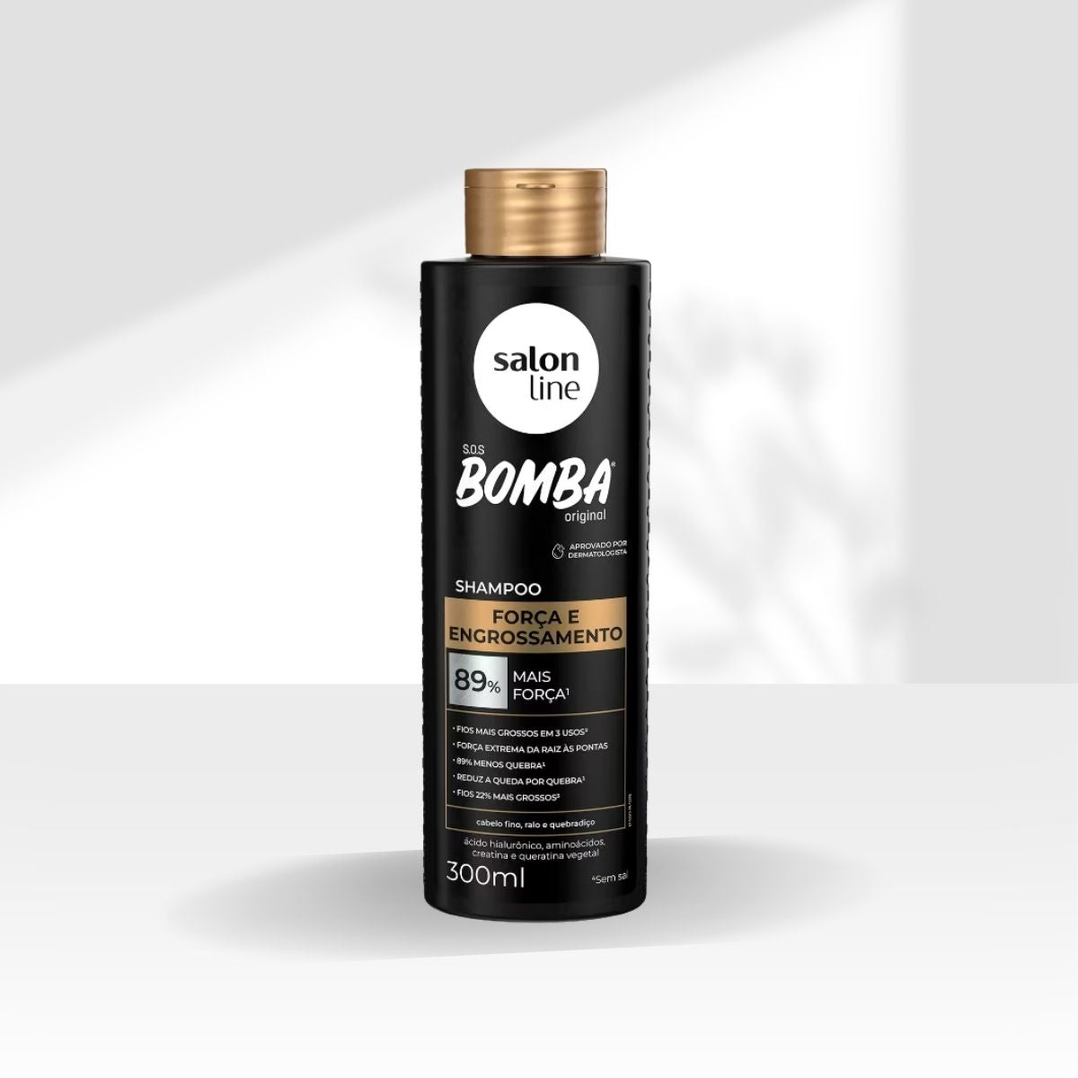 Shampoo Salon Line SOS Bomba Força e Engrossamento 300 ml