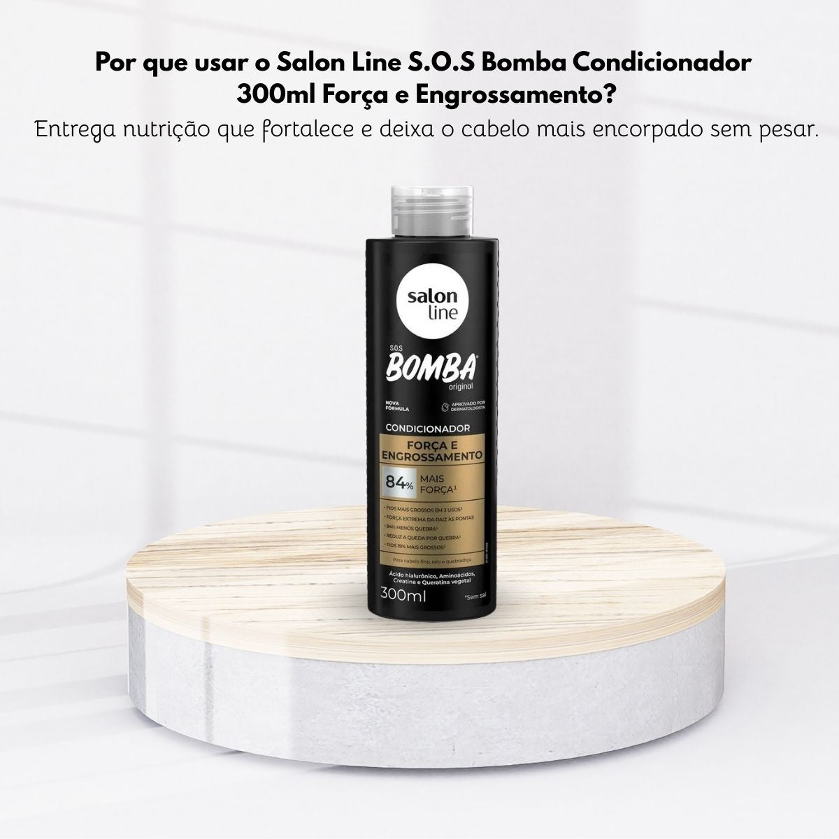Condicionador Salon Line SOS Bomba Força 300 ml