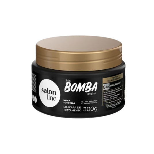Máscara Salon Line SOS Bomba Força e Engrossamento 300 g