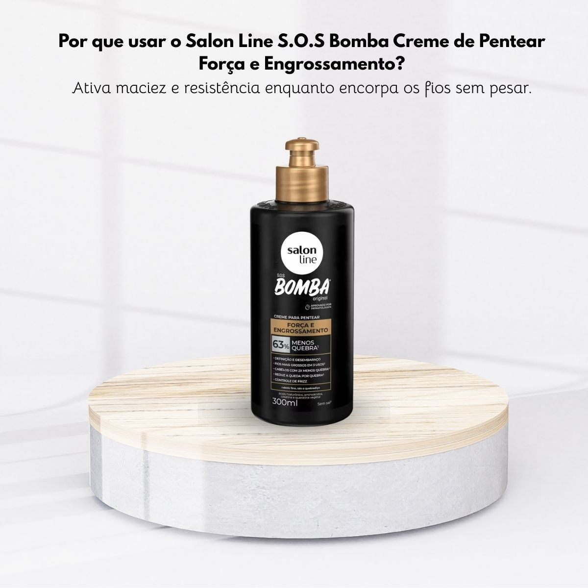 Creme de Pentear Salon Line SOS Bomba Força 300 ml