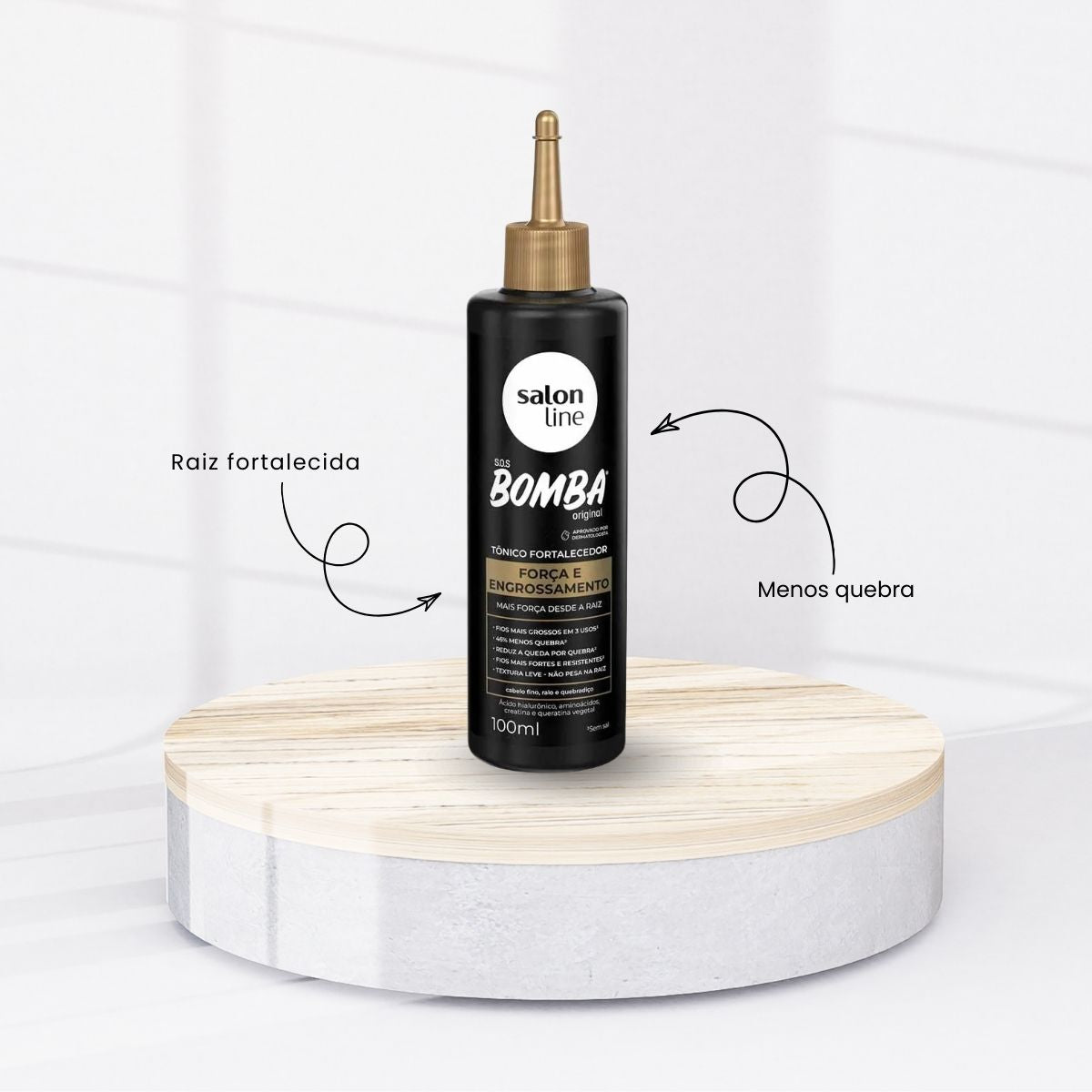 Tônico Salon Line SOS Bomba Força e Engrossamento 100 ml