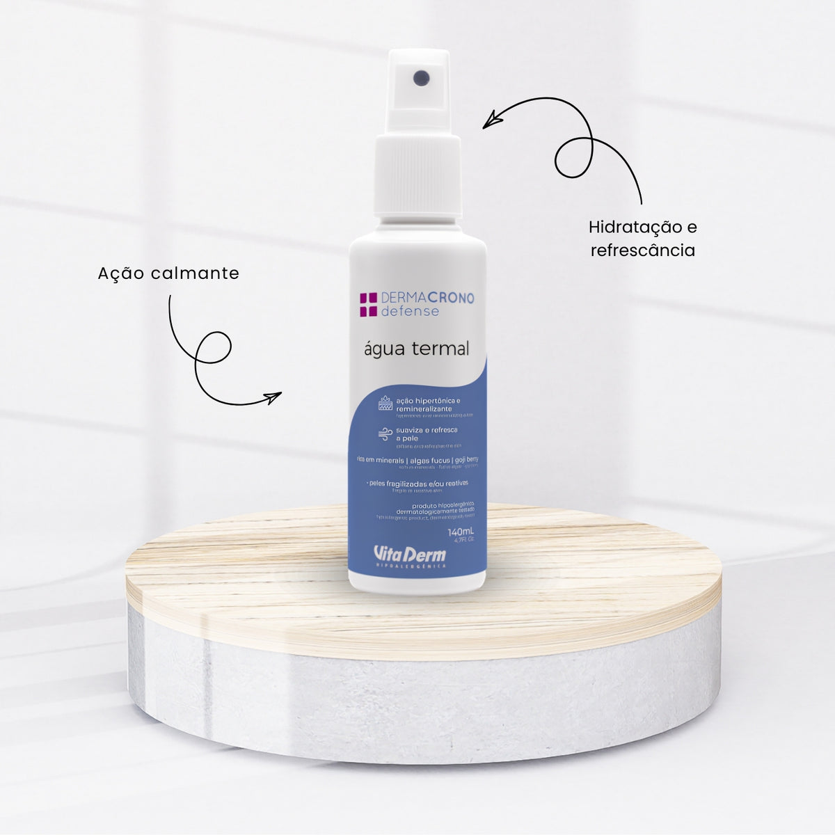Vita Derm Dermacono Defense Água Termal 140 ml