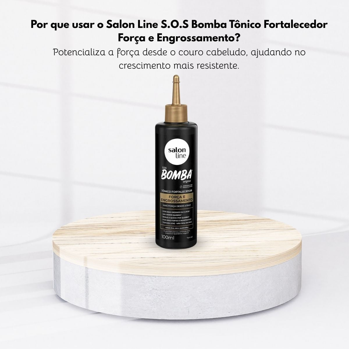 Tônico Salon Line SOS Bomba Força e Engrossamento 100 ml