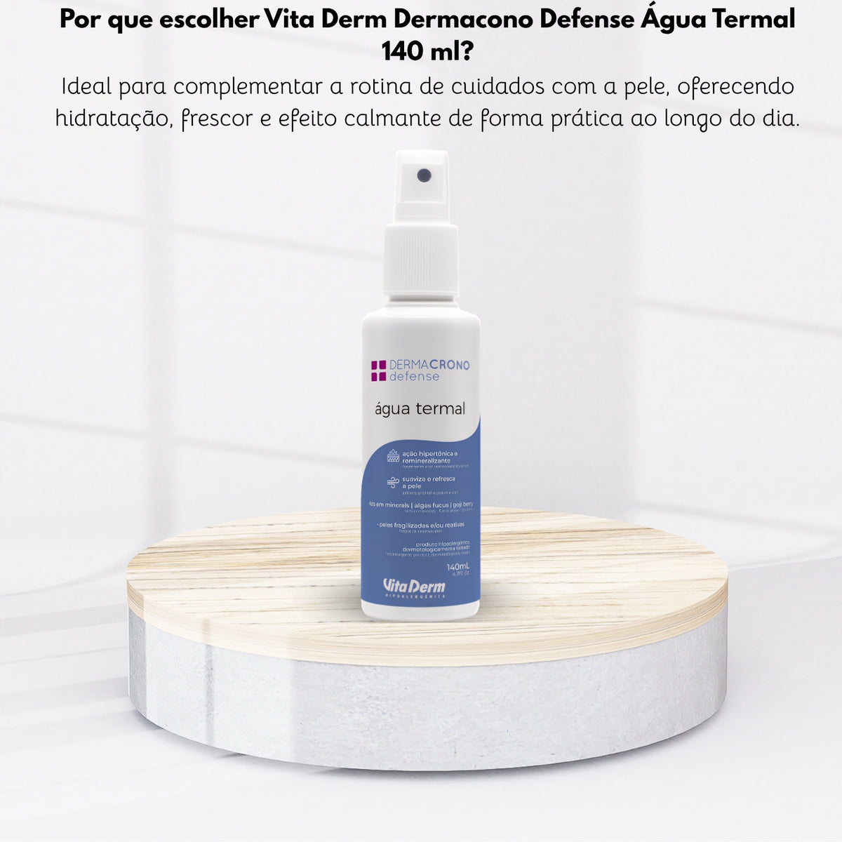 Vita Derm Dermacono Defense Água Termal 140 ml
