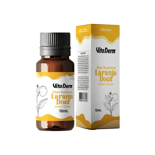 Oleo Essencial Vita Derm Laranja Doce 100% Puro 10 ml