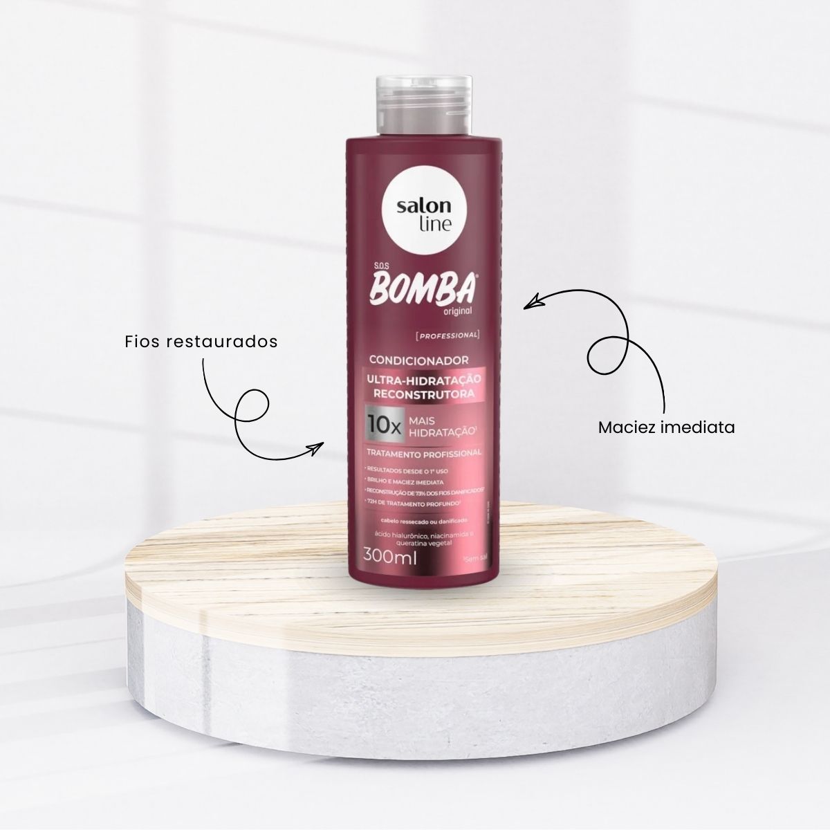 Condicionador Salon Line SOS Bomba Ultra-Hidratação 300 ml