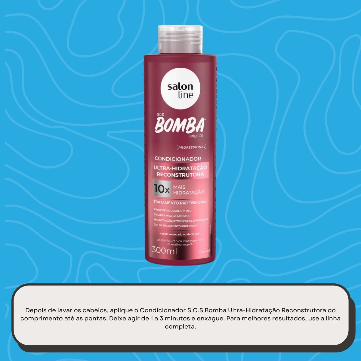 Condicionador Salon Line SOS Bomba Ultra-Hidratação 300 ml
