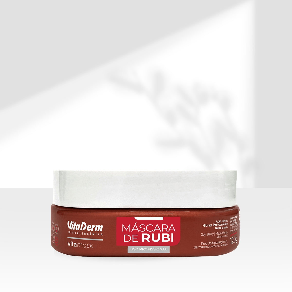 Vita Derm Hipoalergênica VitaMask Rubi Máscara 120 g