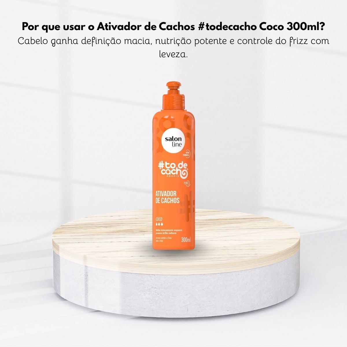 Ativador de Cachos Salon Line #todecacho Coco para Cabelo Cacheado 300 ml