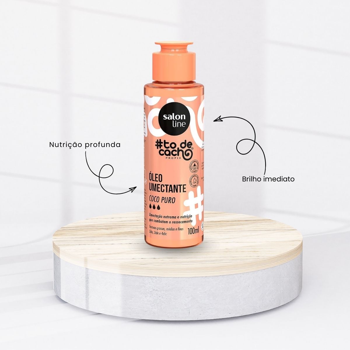 Oleo Salon Line #todecacho Coco Puríssimo de Umectação 100 ml
