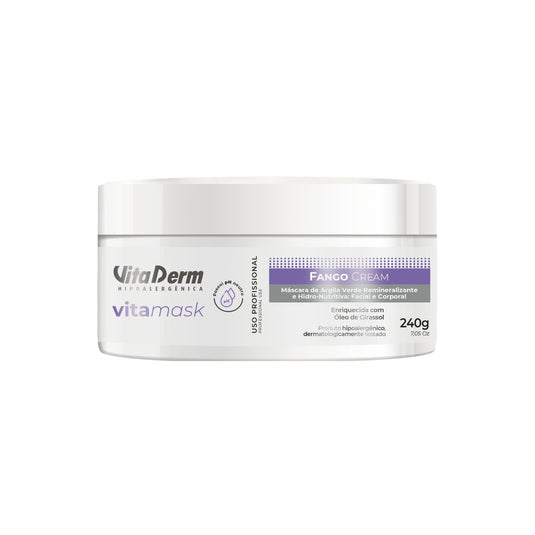 Vita Derm Hipoalergênica VitaMask Fango Cream Máscara 240 g
