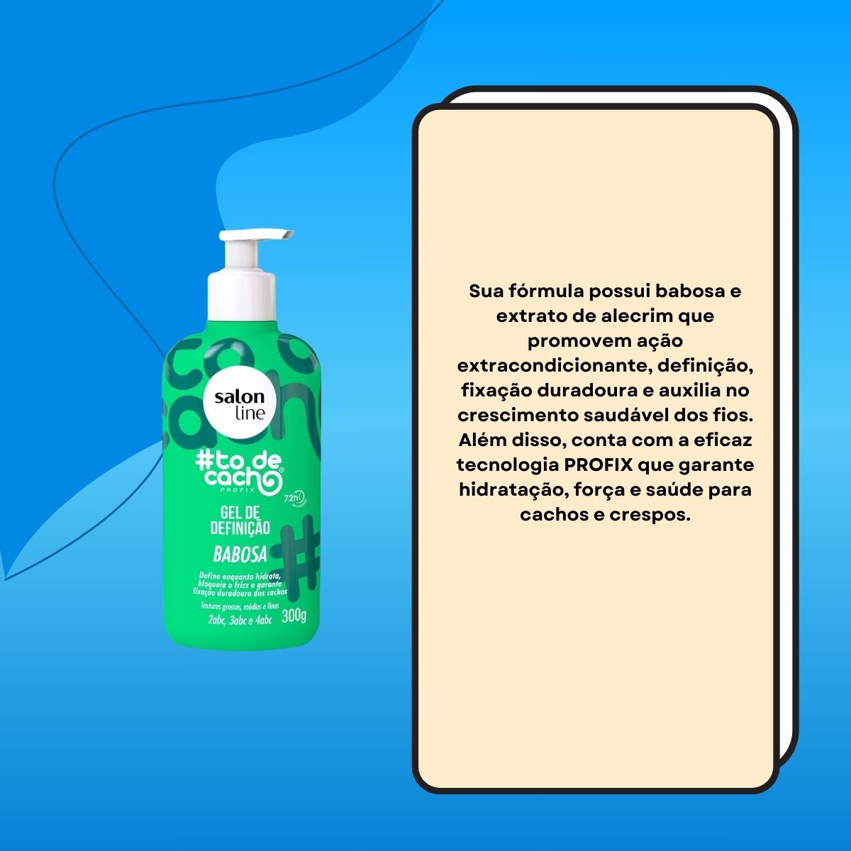 Gel de Definição Salon Line #todecacho Babosa 300 ml