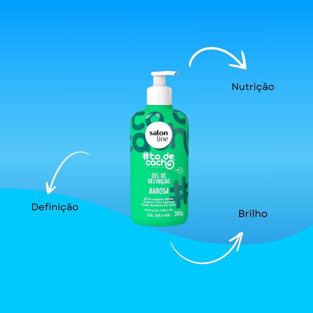 Gel de Definição Salon Line #todecacho Babosa 300 ml