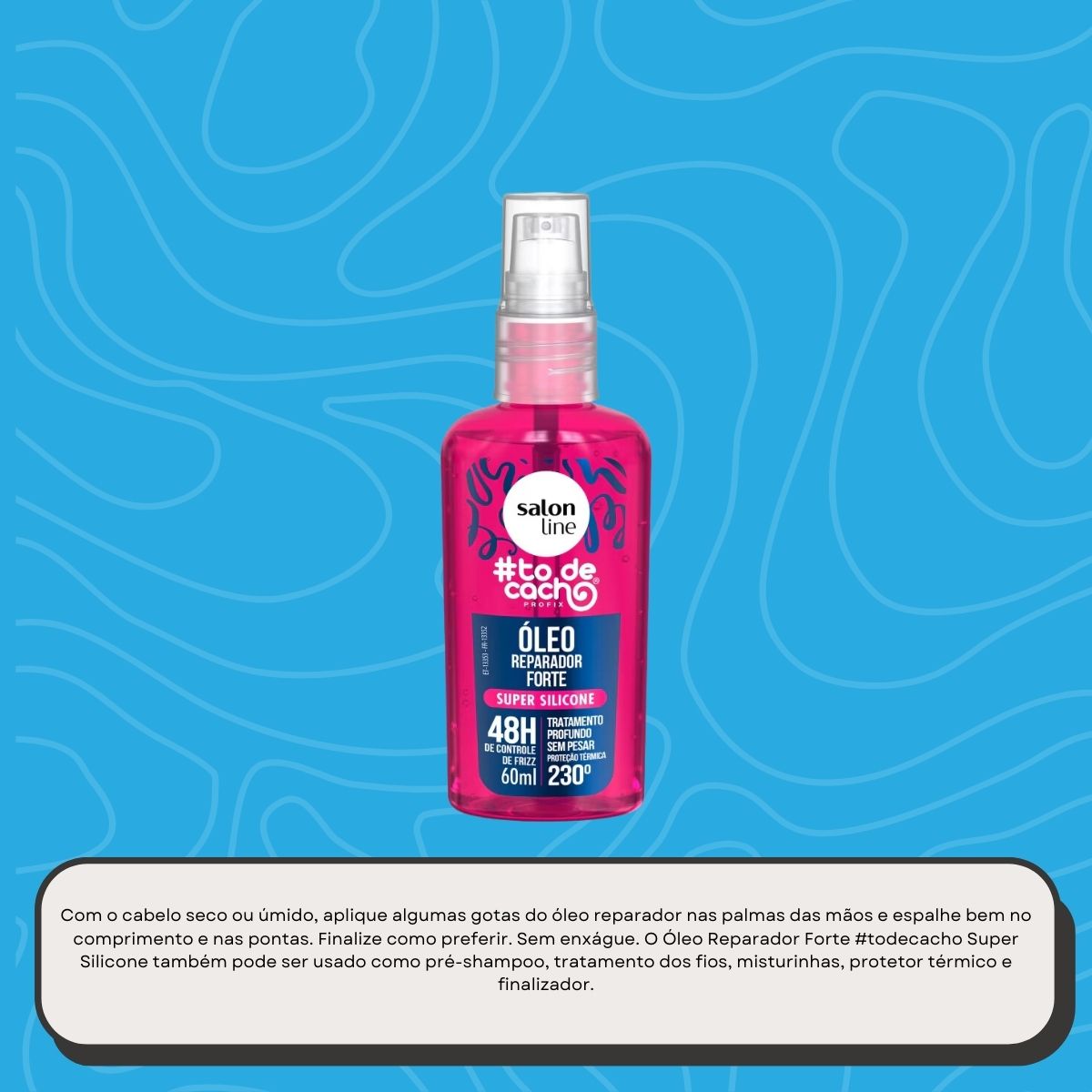 Salon Line #todecacho Oleo Reparador de Pontas Forte 60 ml