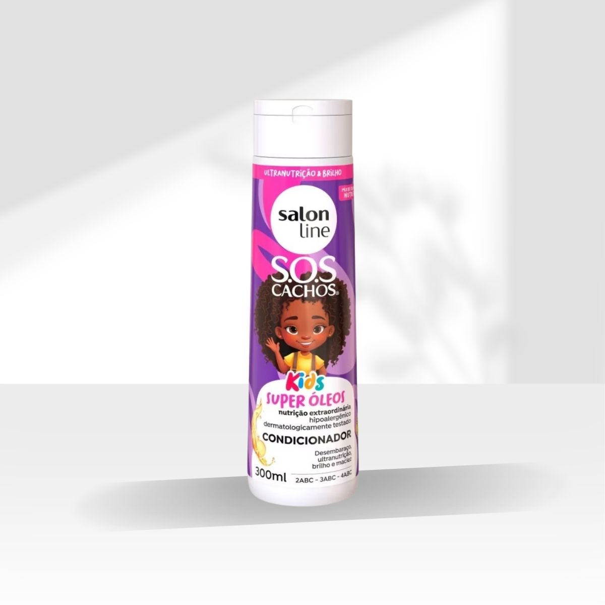 Condicionador Salon Line SOS Cachos Kids Super Oleos para Cabelo Cacheado 300 ml