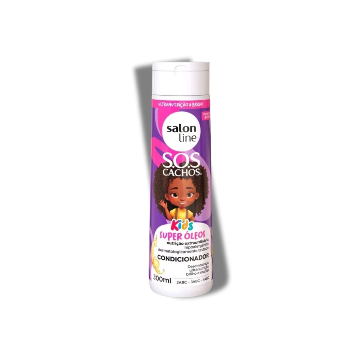 Condicionador Salon Line SOS Cachos Kids Super Oleos para Cabelo Cacheado 300 ml
