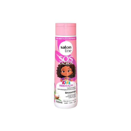 Shampoo Salon Line SOS Cachos Kids Shampoo Hidratante para Cabelo Cacheado 300ml