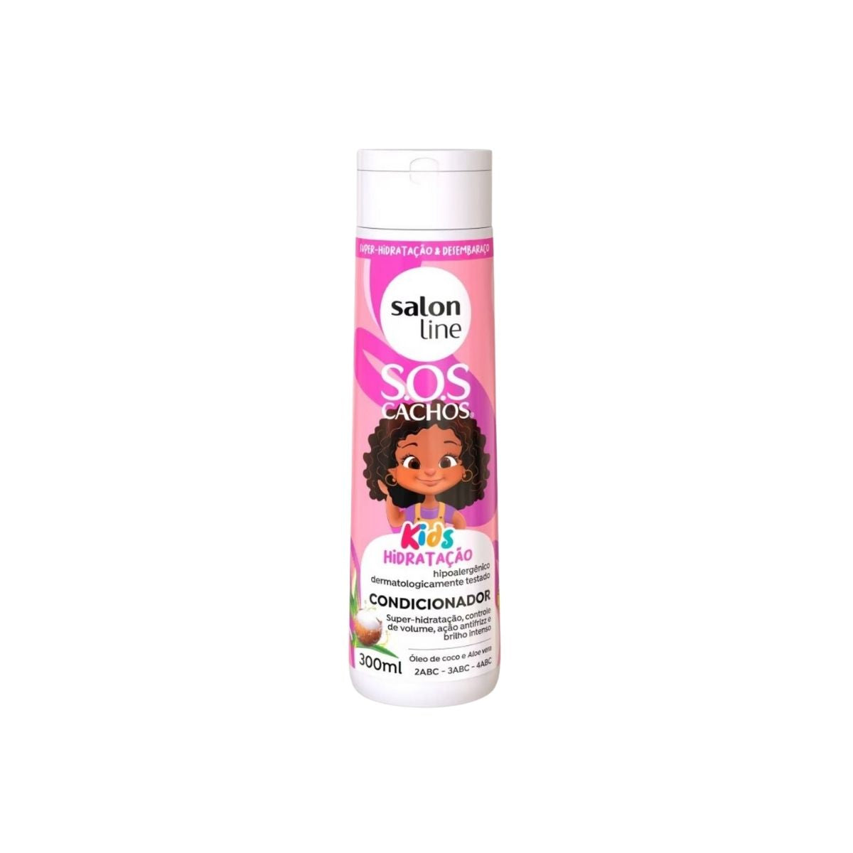 Condicionador Salon Line SOS Cachos Kids Hidratação para Cabelo Cacheado 300 ml