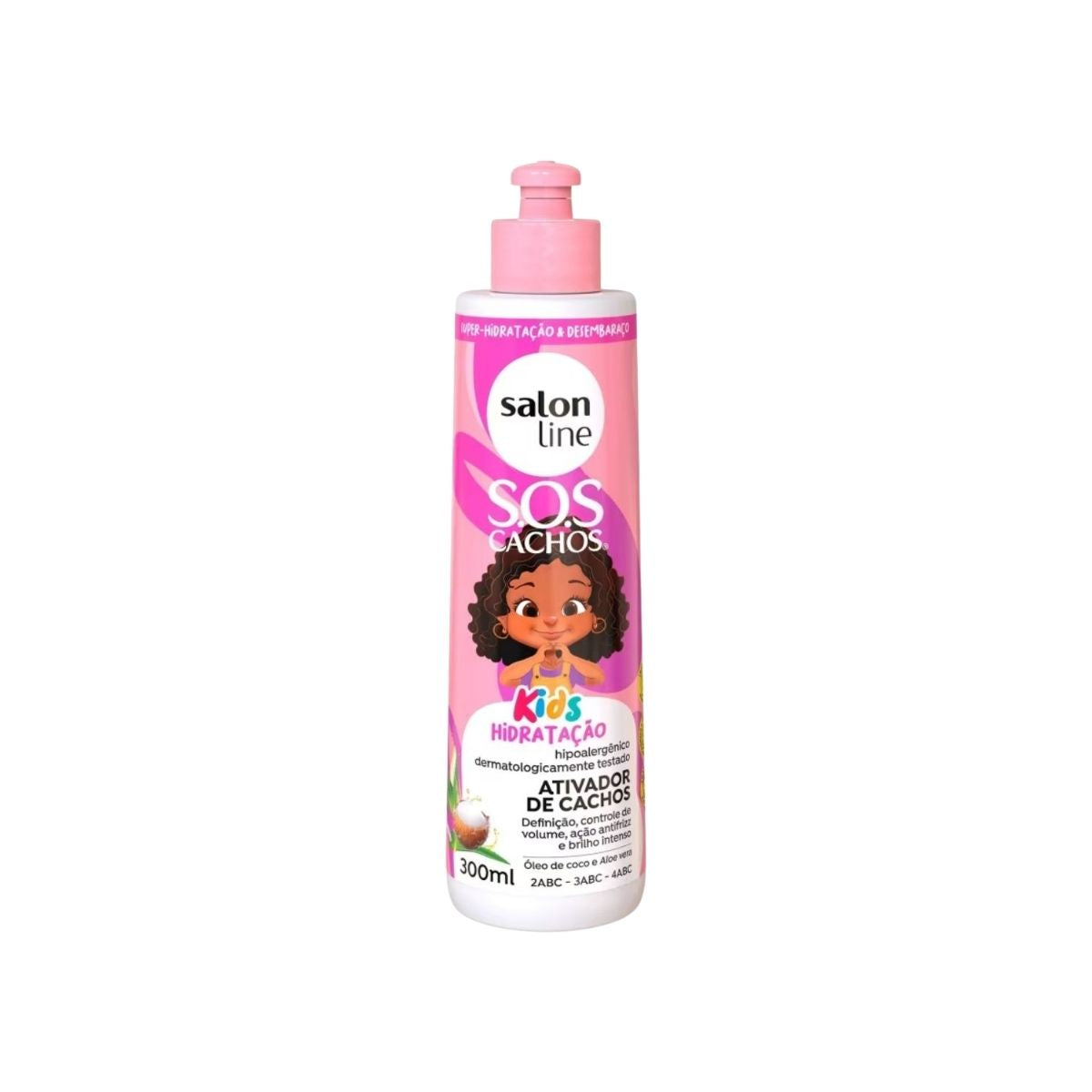 Ativador de Cachos Salon Line SOS Cachos Kids para Cabelo Cacheado 300 ml