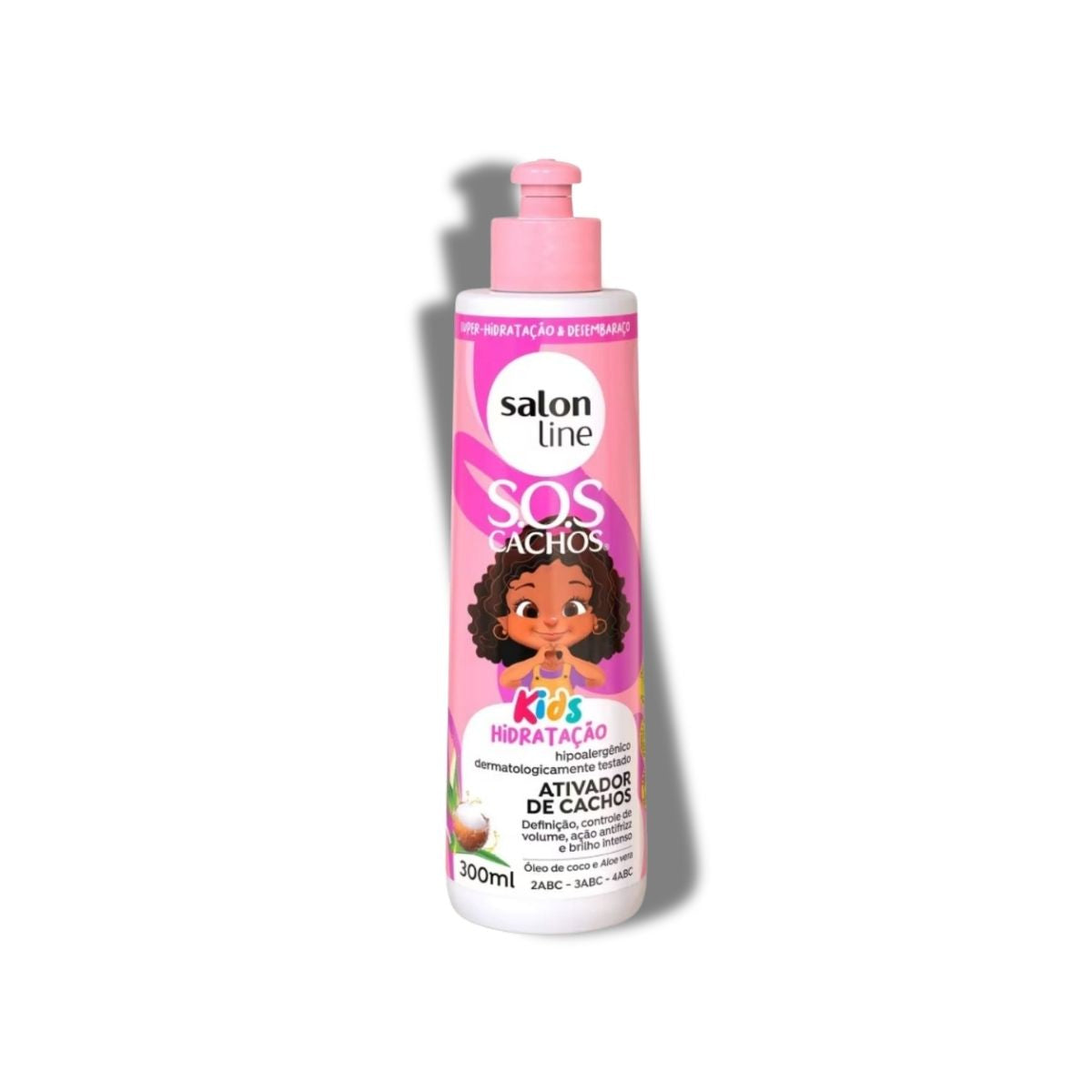 Ativador de Cachos Salon Line SOS Cachos Kids para Cabelo Cacheado 300 ml