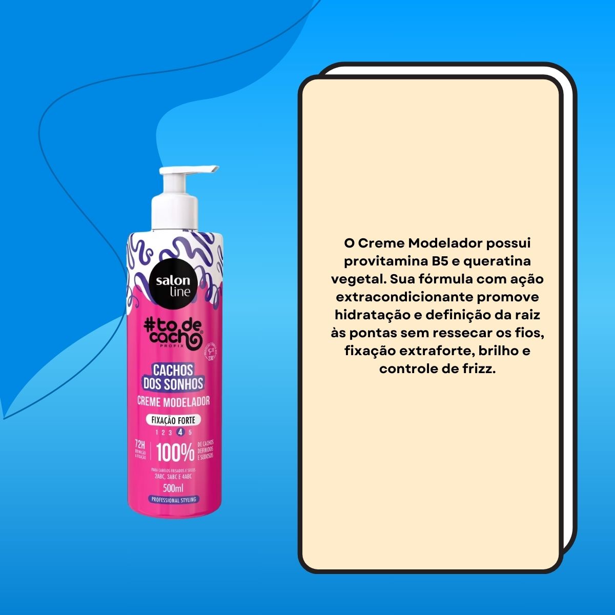 Salon Line #todecacho Creme Modelador Forte 500 ml