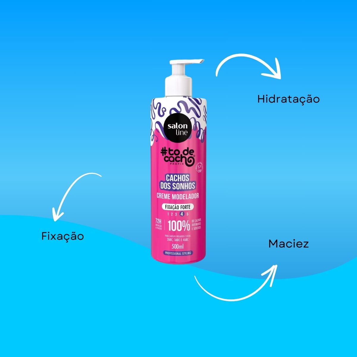 Salon Line #todecacho Creme Modelador Forte 500 ml