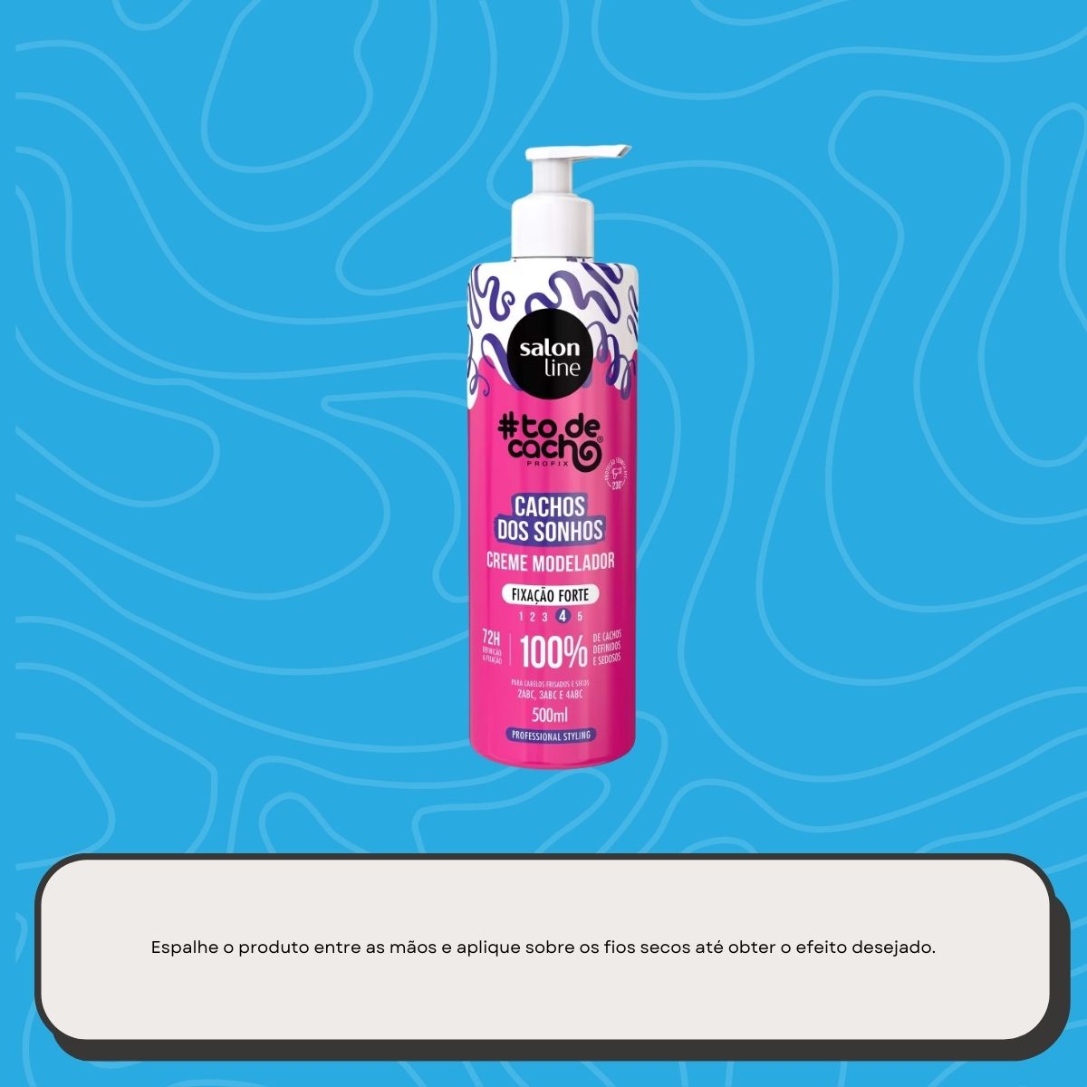 Salon Line #todecacho Creme Modelador Forte 500 ml