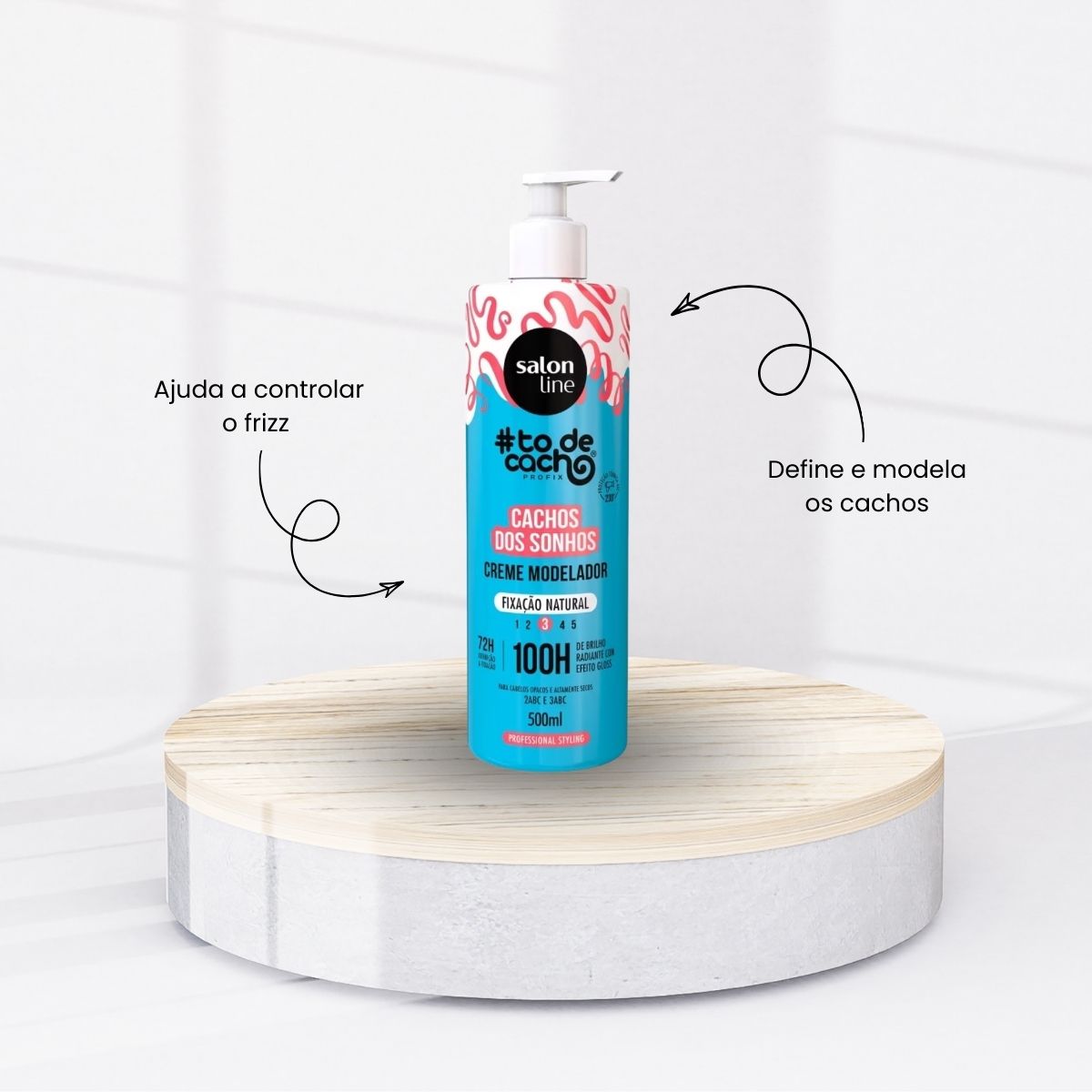 Salon Line #todecacho Creme Modelador Natural 500 ml