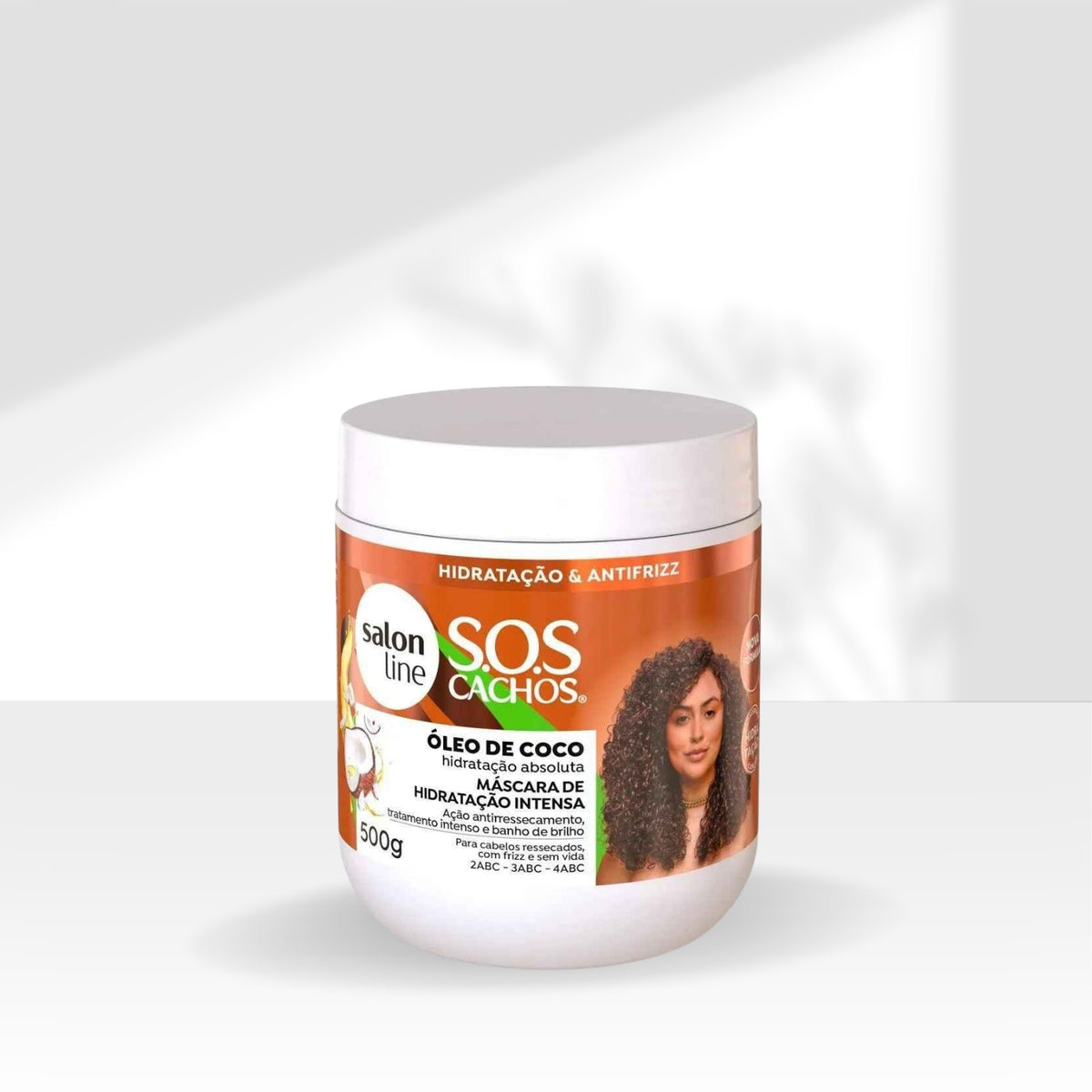 Máscara Salon Line S.O.S Cachos Óleo de Coco para Cabelo Cacheado 500 g