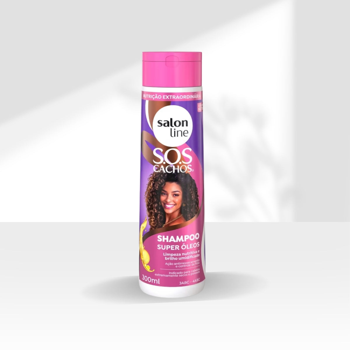 Shampoo Salon Line S.O.S Cachos Super Oleos para Cabelo Cacheado 300ml