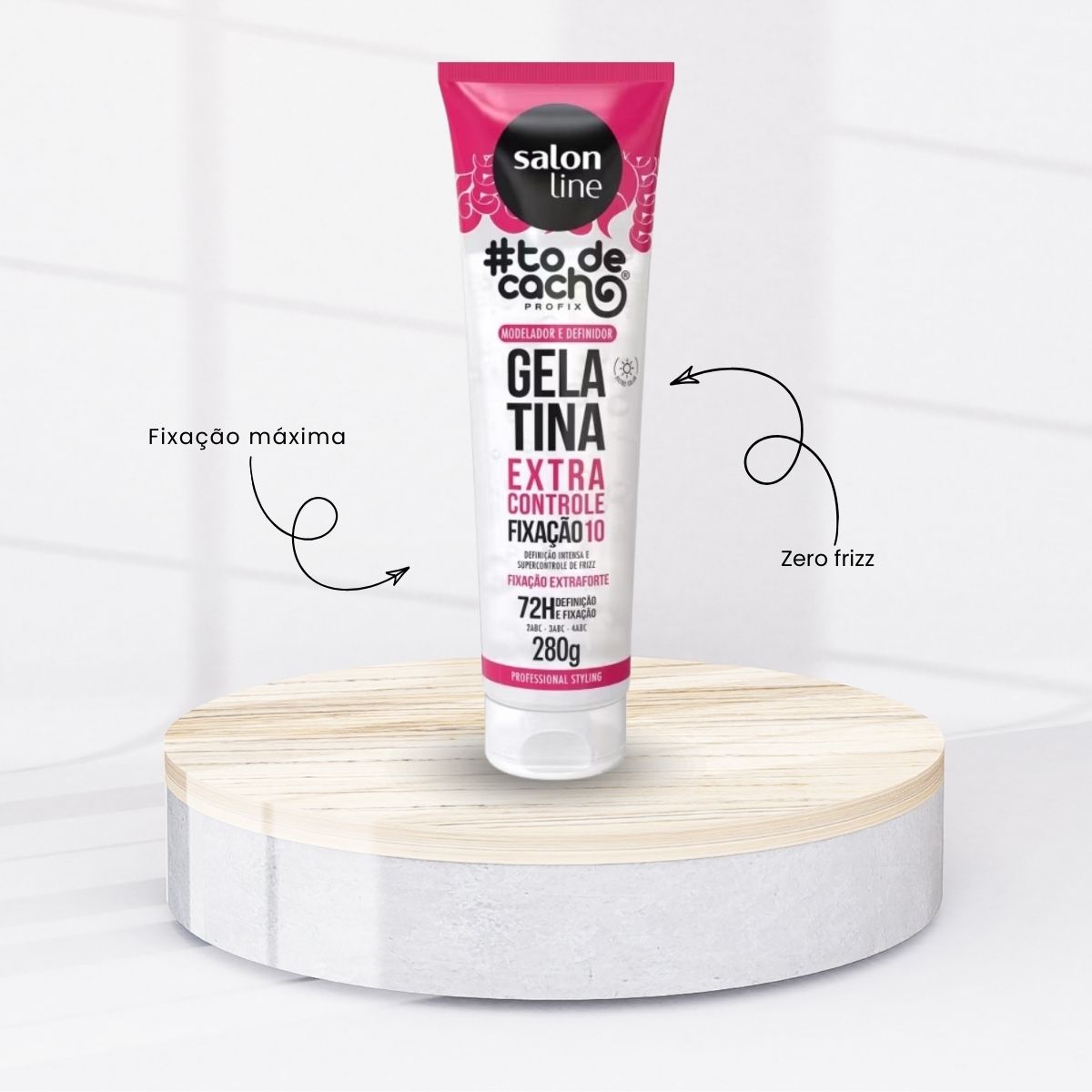 Gelatina Salon Line #todecacho Fixação Extra Forte 280 g
