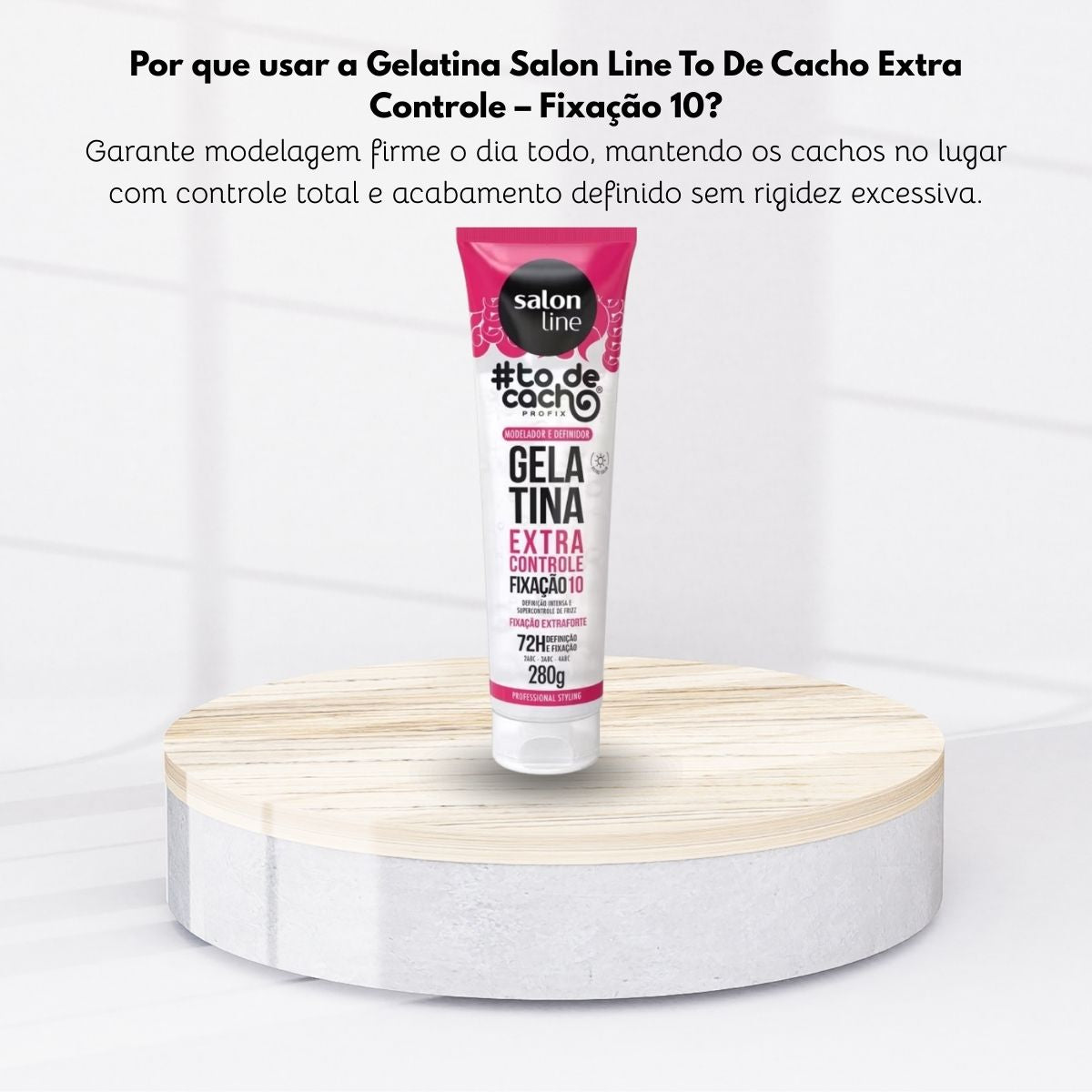 Gelatina Salon Line #todecacho Fixação Extra Forte 280 g