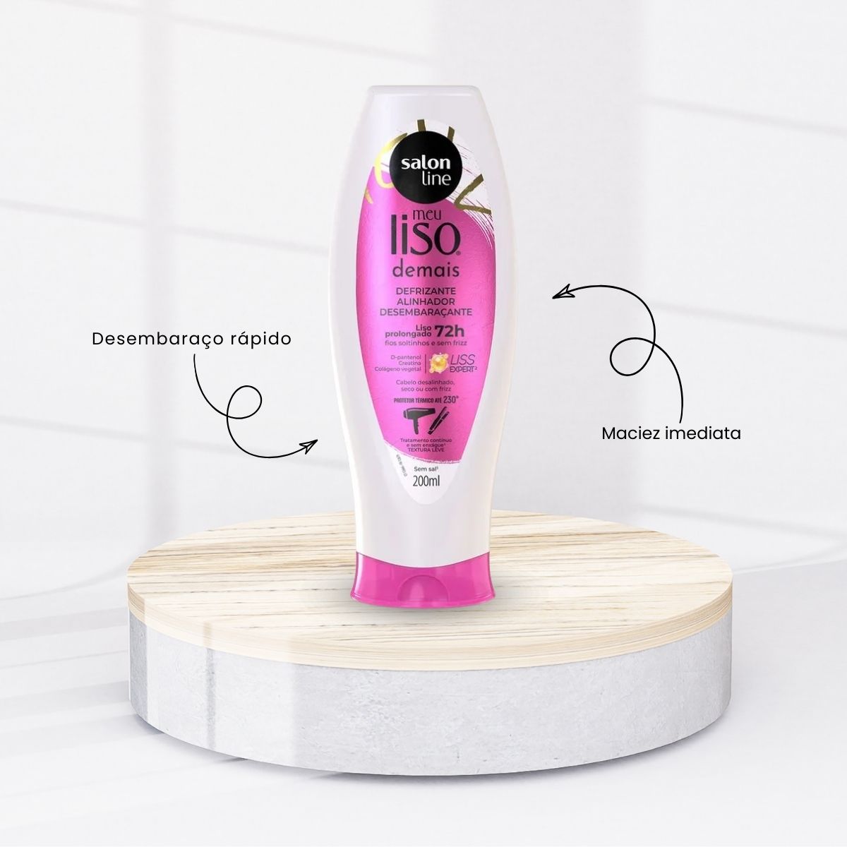 Protetor Térmico Salon Line Meu Liso Demais Defrizante 200 ml