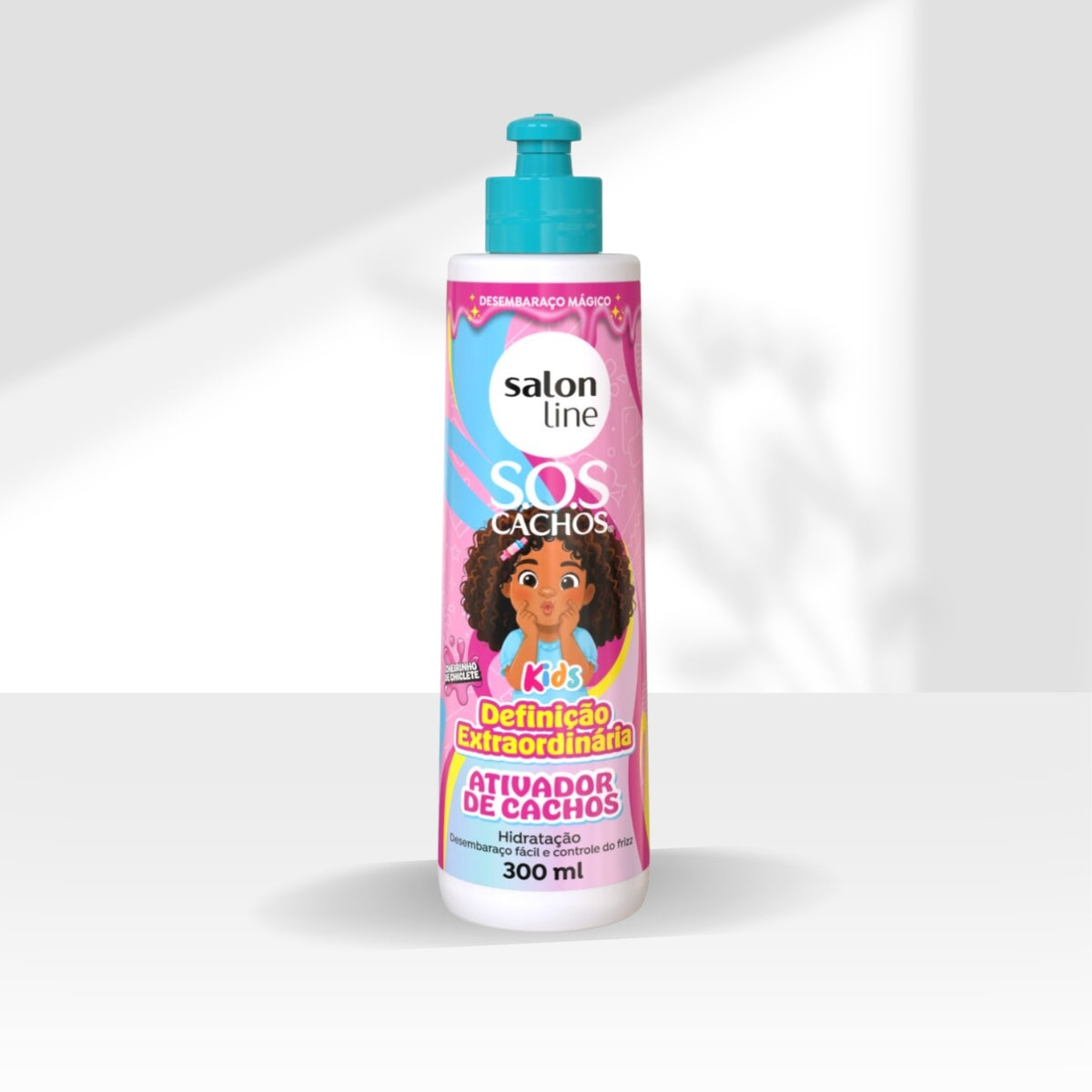 Ativador de Cachos Salon Line S.O.S Cachos kids Chiclete para Cabelo Cacheado 300 ml