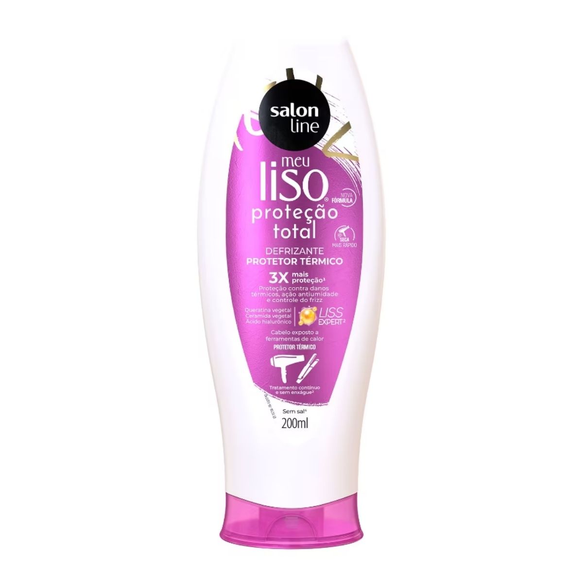 Protetor Térmico Salon Line Meu Liso Proteção Total 200 ml